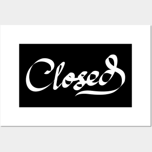 Closed Posters and Art